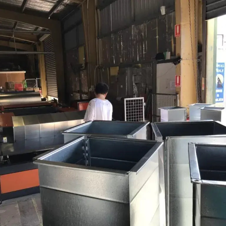 HVAC Duct Production Line. Model: SM-Auto Pro CAL-6-1.2-1600- Compact Series. 9 Function Heavy Duty