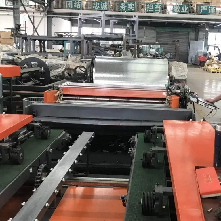 HVAC Duct Production Line. Model: SM-Auto Pro CAL-6-1.2-1600- Compact Series. 9 Function Heavy Duty