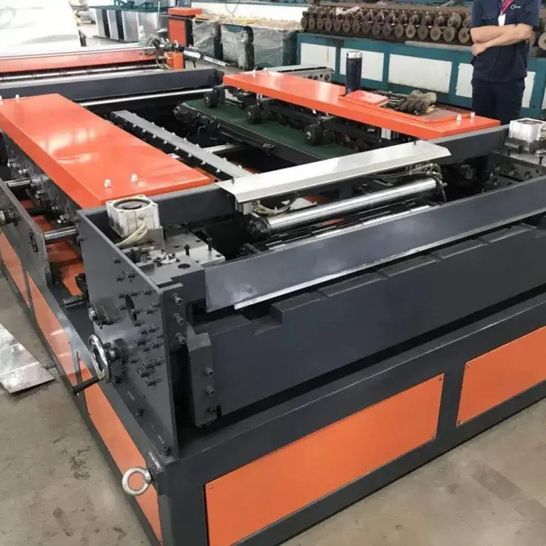 HVAC Duct Production Line. Model: SM-Auto Pro CAL-6-1.2-1600- Compact Series. 9 Function Heavy Duty