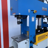 Hydraulic Combination Sliding Head Workshop Press, 150T Main, 16T Broach Press
