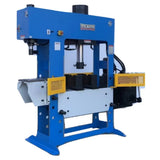 Hydraulic Combination Sliding Head Workshop Press, 150T Main, 16T Broach Press