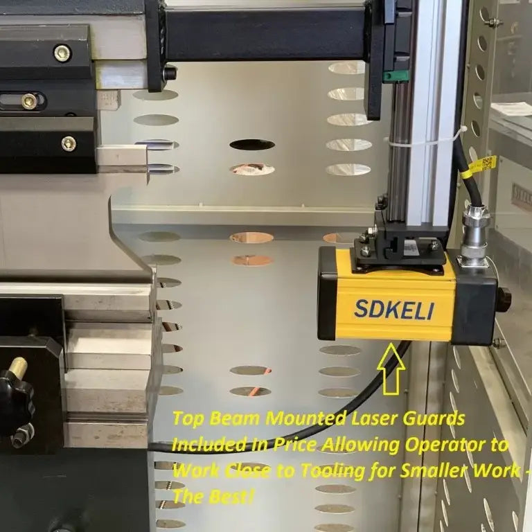 ASSET Industrial Hydraulic NC Pressbrake. 3200mm x 135Ton. 2 Axis Estun E21 Controller