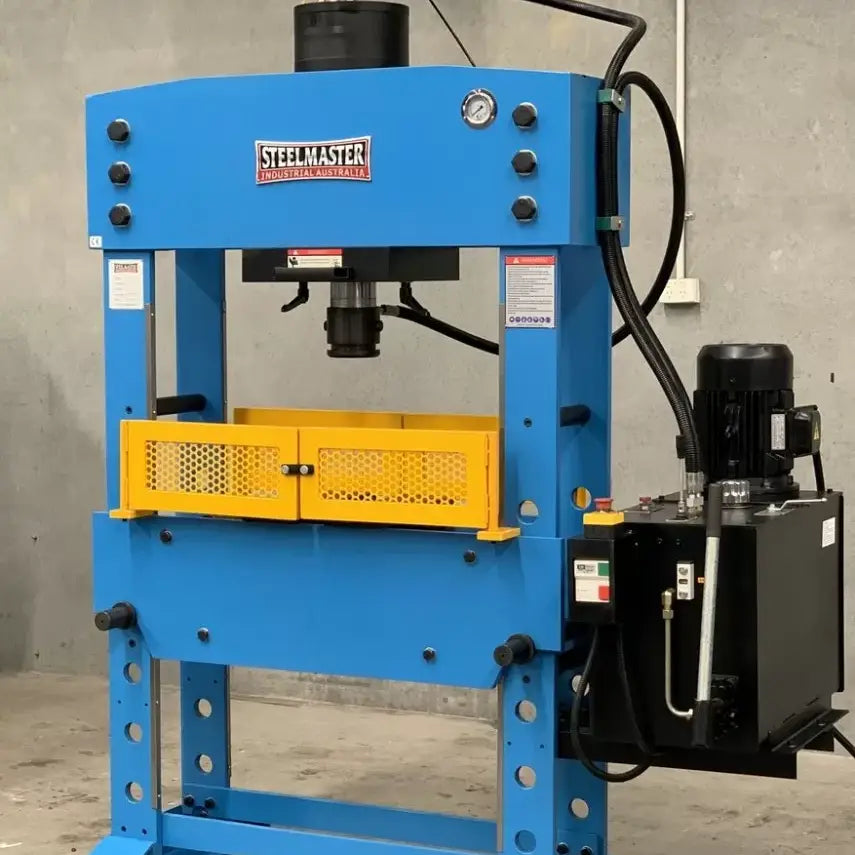 Hydraulic Workshop Press, 100 Ton, Fixed & Sliding Head