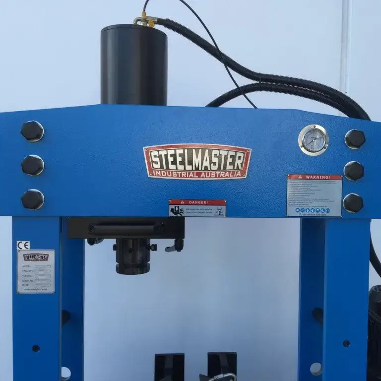 Hydraulic Workshop Press, 100 Ton, Fixed & Sliding Head