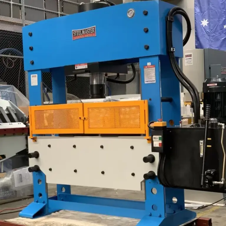 Hydraulic Workshop Press, 160 Ton, Fixed & Sliding Head