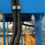 Hydraulic Workshop Press, 160 Ton, Fixed & Sliding Head