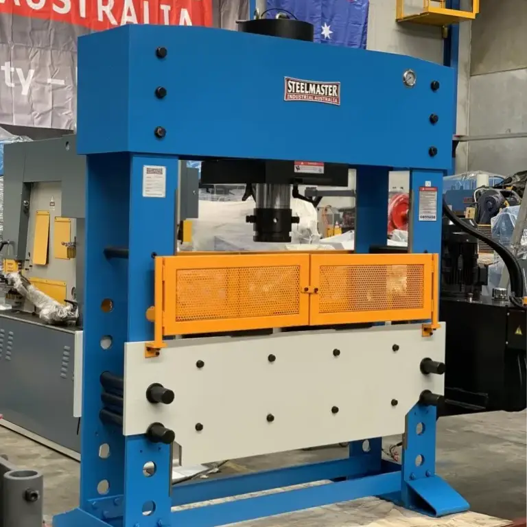 Hydraulic Workshop Press, 200 Ton, Fixed & Sliding Head
