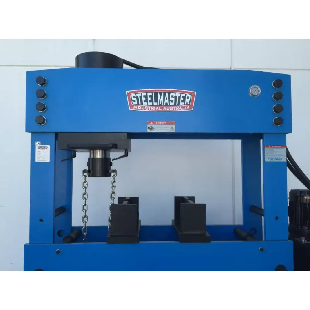 Hydraulic Workshop Press, 200 Ton, Fixed & Sliding Head