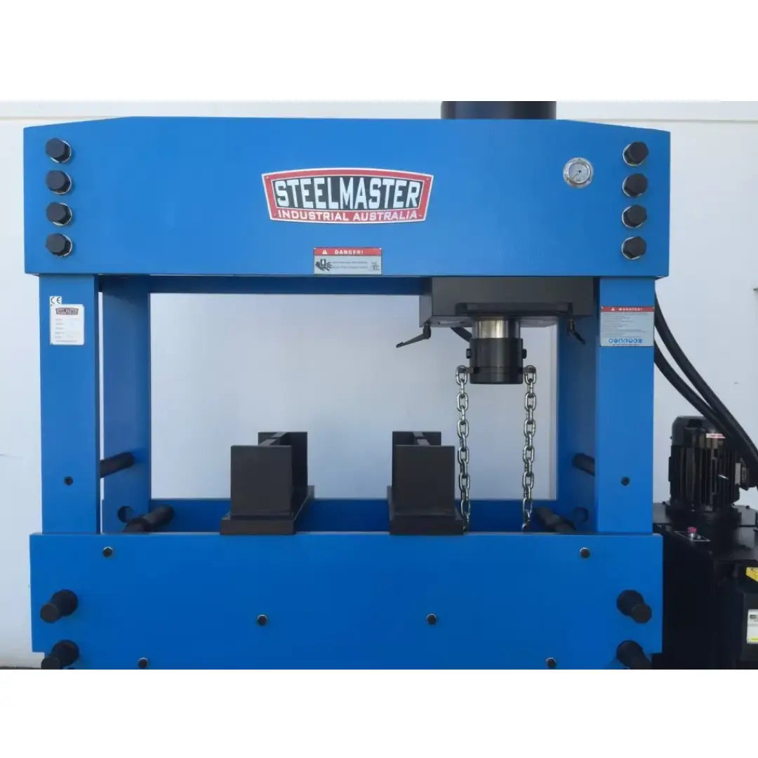 Hydraulic Workshop Press, 200 Ton, Fixed & Sliding Head