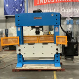Hydraulic Workshop Press, 200 Ton, Fixed & Sliding Head