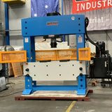 Hydraulic Workshop Press, 200 Ton, Fixed & Sliding Head