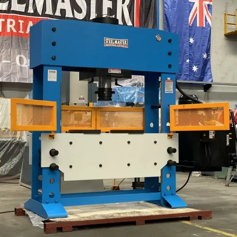 Hydraulic Workshop Press, 200 Ton, Fixed & Sliding Head