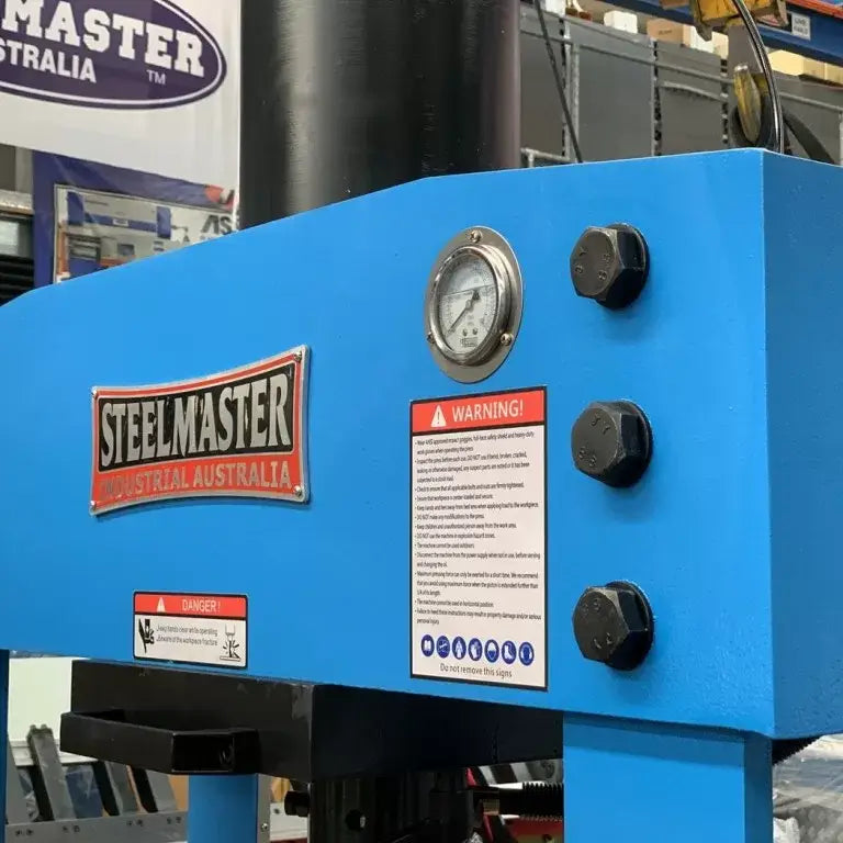 Hydraulic Workshop Press, 60 Ton, Fixed & Sliding Head