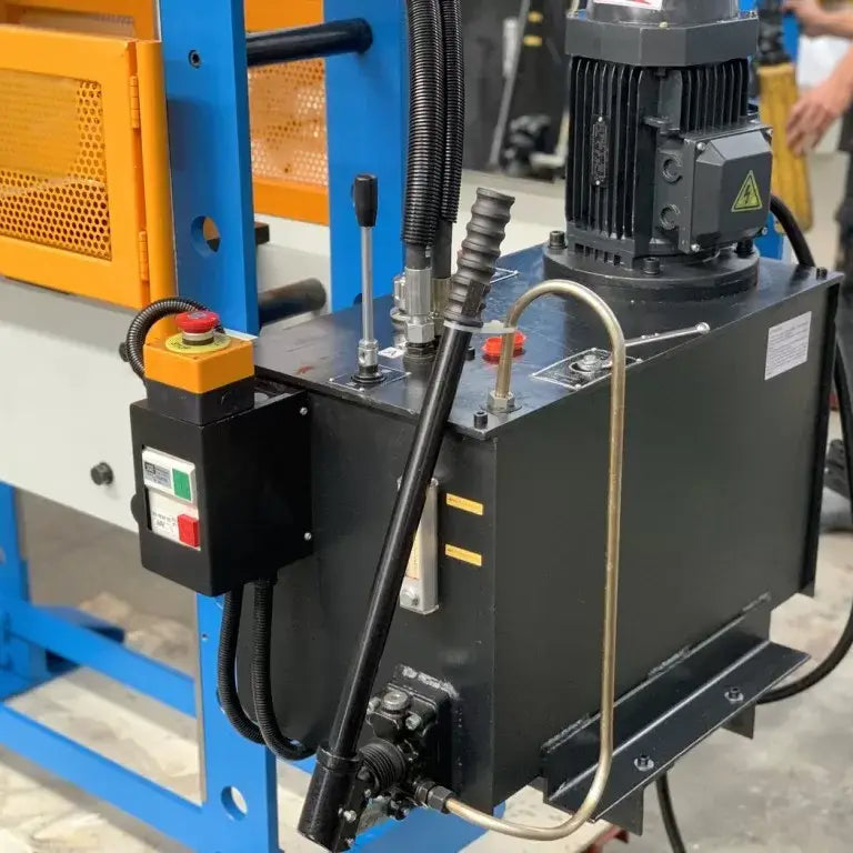 Hydraulic Workshop Press, 60 Ton, Fixed & Sliding Head