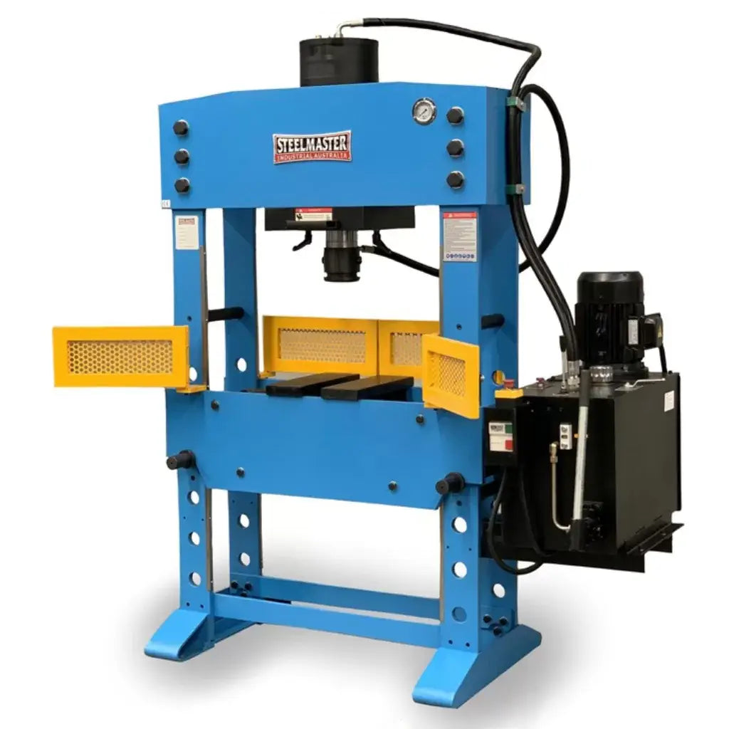 Hydraulic Workshop Press, 60 Ton, Fixed & Sliding Head