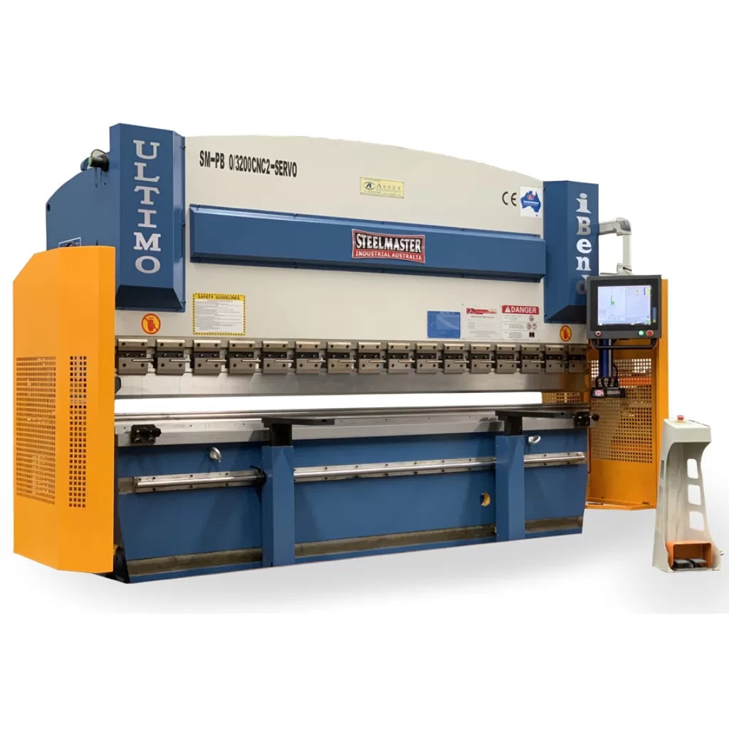 ULTIMO CNC Pressbrake 3200mm x 90Ton. 2 Axis Graphical CNC Controller, Precision Servo Drive.