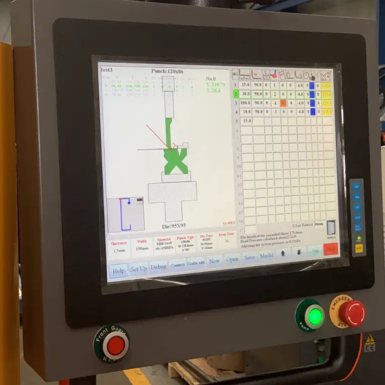 ULTIMO CNC Pressbrake 4000mm x 135Ton. 2 Axis Graphical CNC Controller, Precision Servo Drive.