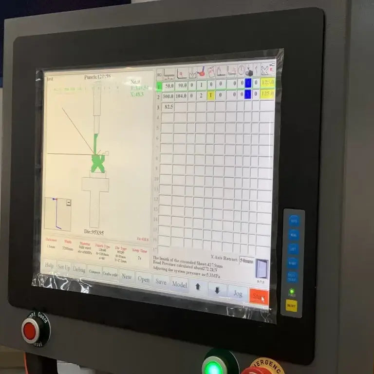 iBend CNC Pressbrake - ULTIMO. 2 Axis Graphical CNC Controller, Precision Servo Drive.