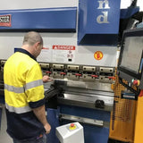 iBend CNC Pressbrake - ULTIMO. 2 Axis Graphical CNC Controller, Precision Servo Drive.