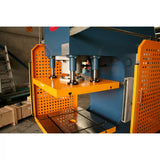 Open Front Hydraulic Press, 200 Ton Capacity, Heavy Duty
