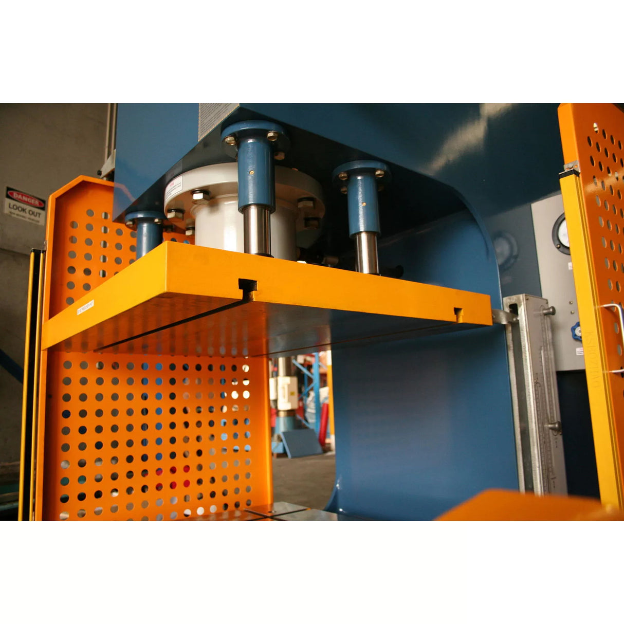 Open Front Hydraulic Press, 80 Ton Capacity, Heavy Duty