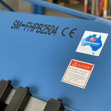 Panbrake Folder, Full Hydraulic, 2500mm x 4mm with Quick Set Angle Fold Setting