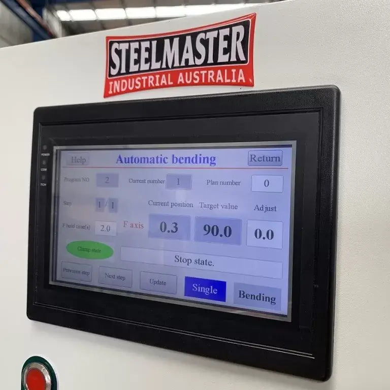 Panbrake Folder, Full Hydraulic, 2500mm x 4mm with NC1 Programmable Angle Controller