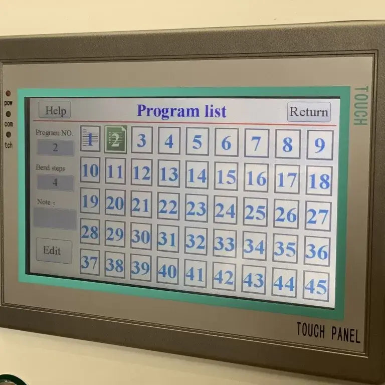 Panbrake Folder, Full Hydraulic, 4000mm x 4mm with NC1 Programmable Angle Controller