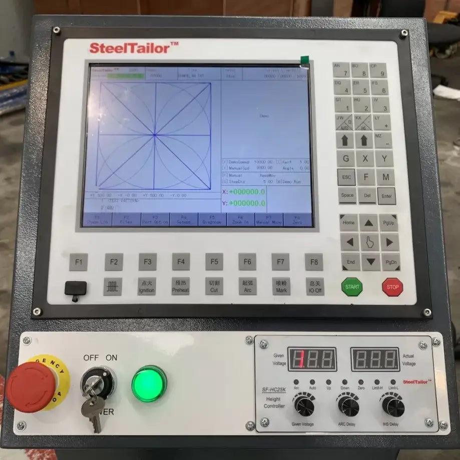 Plasma CNC – STEELTAILOR LEGEND V – 1500mm x 3000mm, Water Table & Etching Head, 10.5” LED Monitor