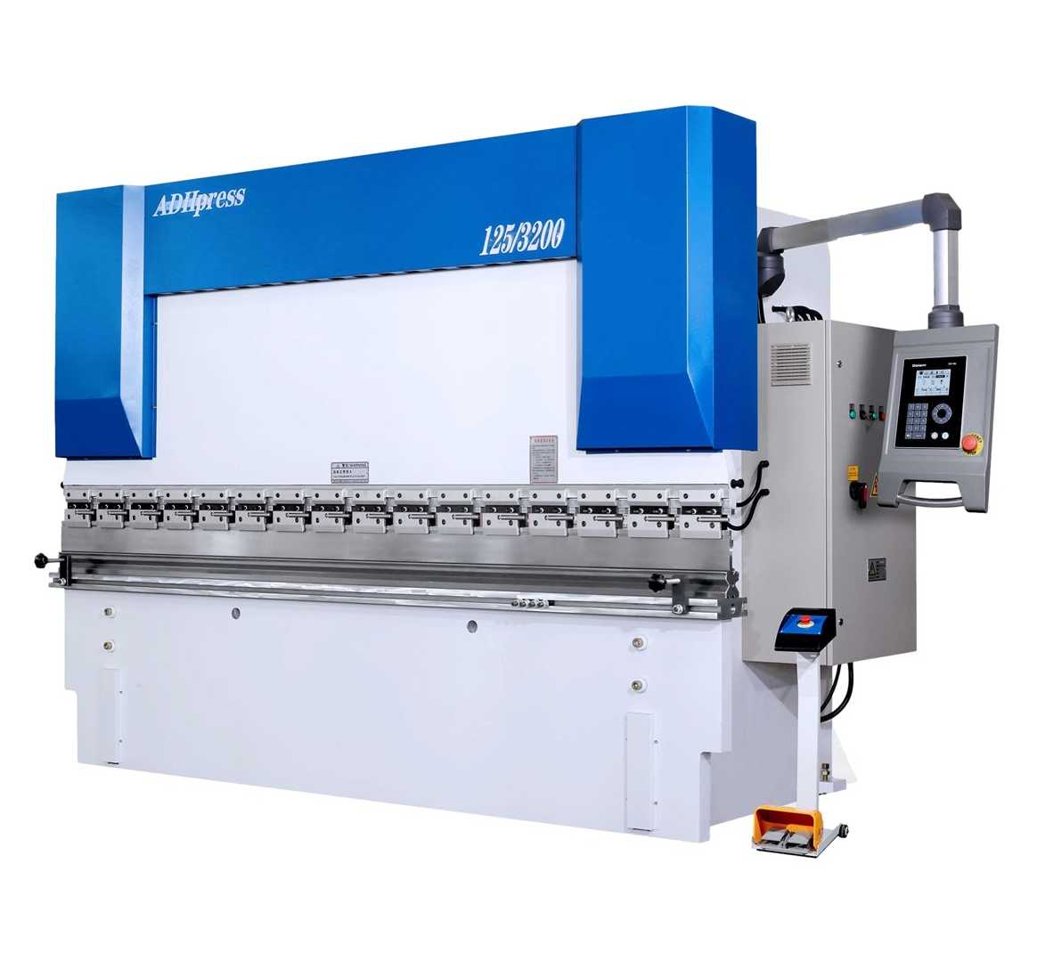 Steelmaster ADH PB125/4000MB7, NC Pressbrake. 4000mm x 125Ton. 2 Axis NC Estun E21, DSP Laser Guards Top & Bottom Tooling, Ball Screw Back Gauge on Linear Guides, E-Stop, 415v.
