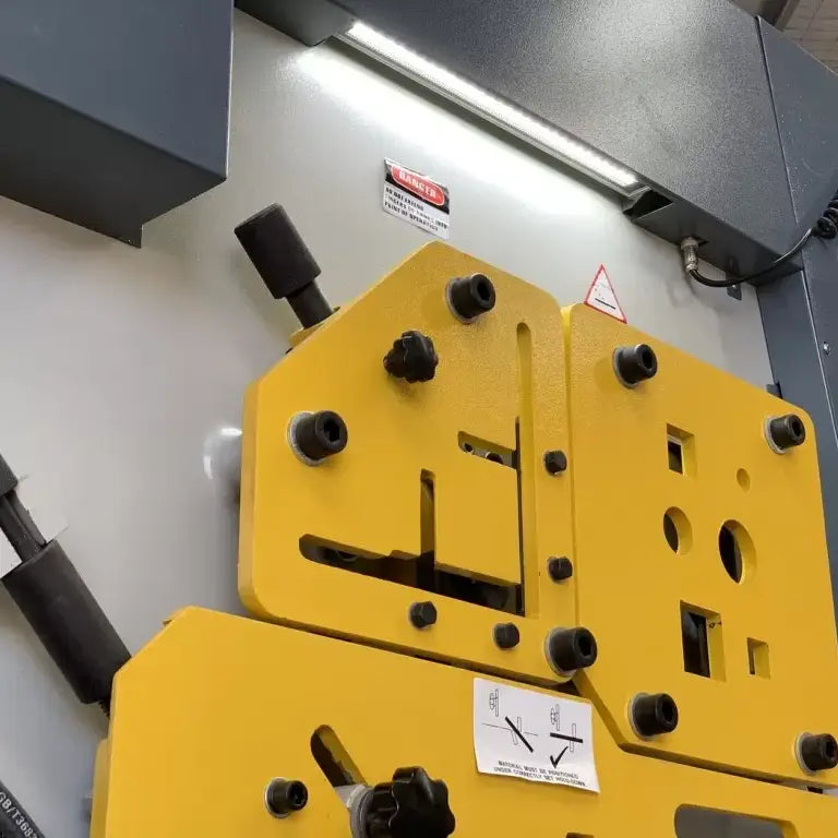 MULTI 125. Punch & Shear. Steelmaster 125Ton Hydraulic Double Cylinder, Punch, Shear. Crop & Notch