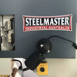 MULTI 125. Punch & Shear. Steelmaster 125Ton Hydraulic Double Cylinder, Punch, Shear. Crop & Notch