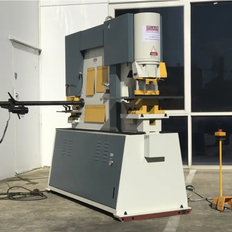MULTI 70. Punch & Shear. Steelmaster 70Ton Hydraulic Double Cylinder, Punch, Shear. Crop & Notch