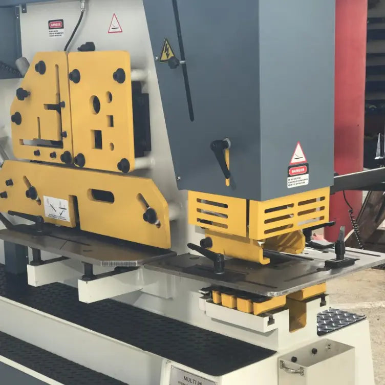 MULTI 70. Punch & Shear. Steelmaster 70Ton Hydraulic Double Cylinder, Punch, Shear. Crop & Notch