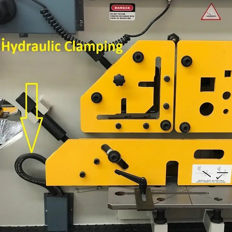 MULTI 70. Punch & Shear. Steelmaster 70Ton Hydraulic Double Cylinder, Punch, Shear. Crop & Notch