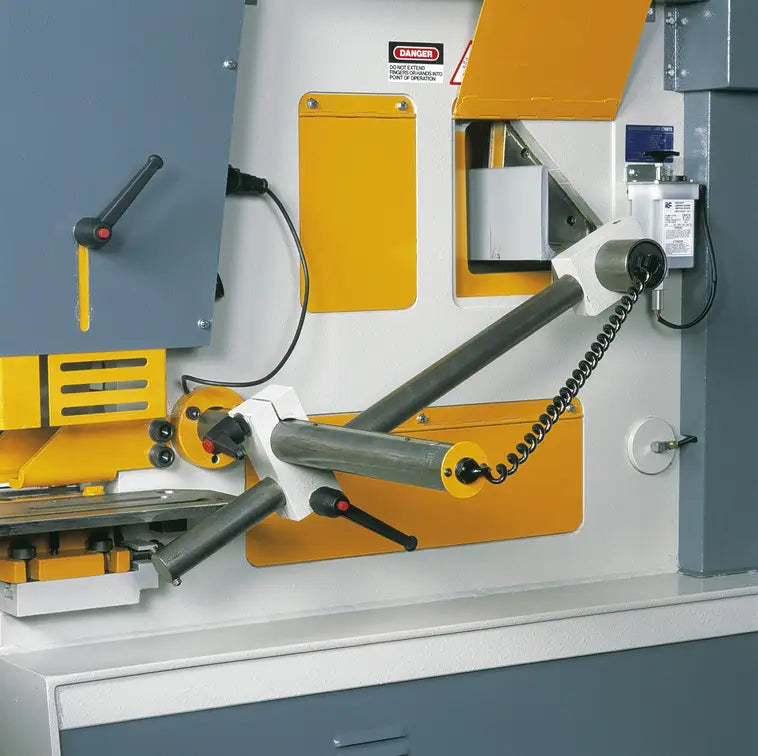MULTI 70. Punch & Shear. Steelmaster 70Ton Hydraulic Double Cylinder, Punch, Shear. Crop & Notch