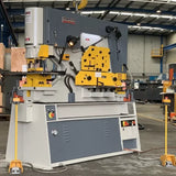 MULTI 95. Punch & Shear. Steelmaster 95Ton Hydraulic Double Cylinder, Punch, Shear. Crop & Notch