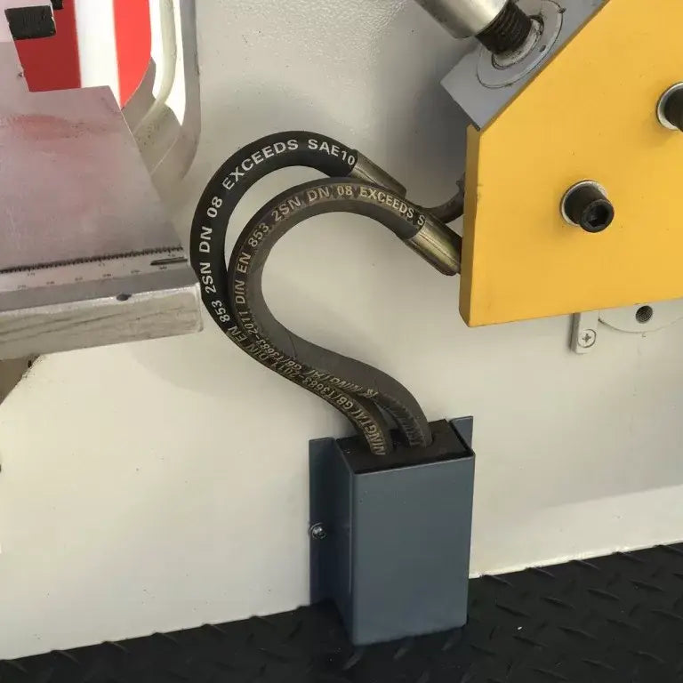 MULTI 95. Punch & Shear. Steelmaster 95Ton Hydraulic Double Cylinder, Punch, Shear. Crop & Notch