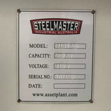 MULTI 95. Punch & Shear. Steelmaster 95Ton Hydraulic Double Cylinder, Punch, Shear. Crop & Notch
