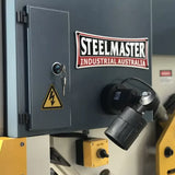 MULTI 95. Punch & Shear. Steelmaster 95Ton Hydraulic Double Cylinder, Punch, Shear. Crop & Notch