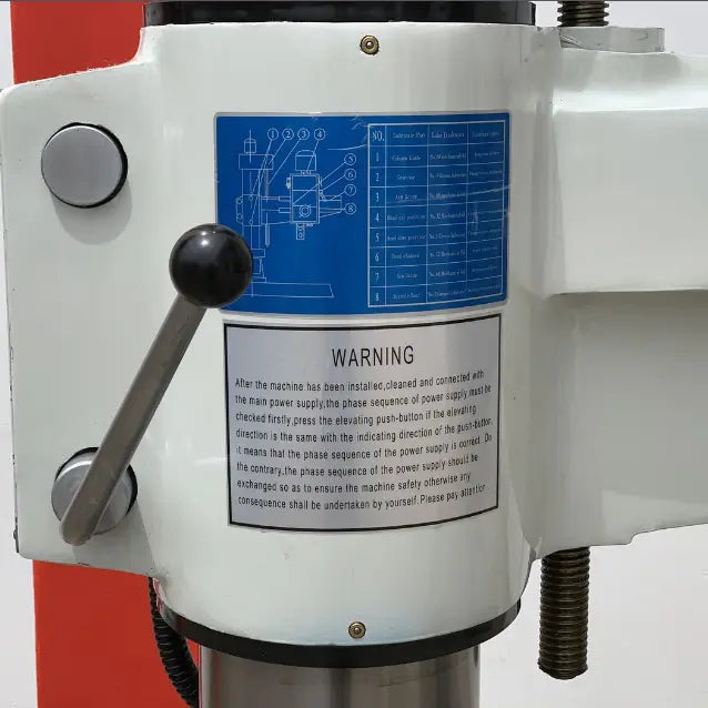 Radial Arm Drill, 1000mm Arm, 40mm Capacity, 4MT Spindle
