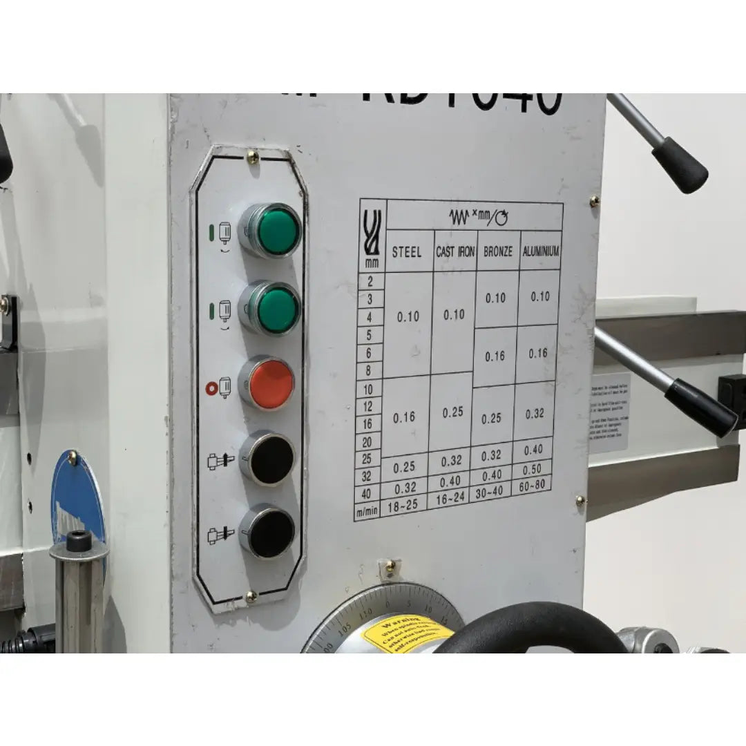 Radial Arm Drill, 1000mm Arm, 40mm Capacity, 4MT Spindle