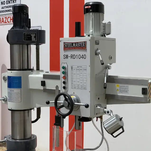 Radial Arm Drill, 1000mm Arm, 40mm Capacity, 4MT Spindle