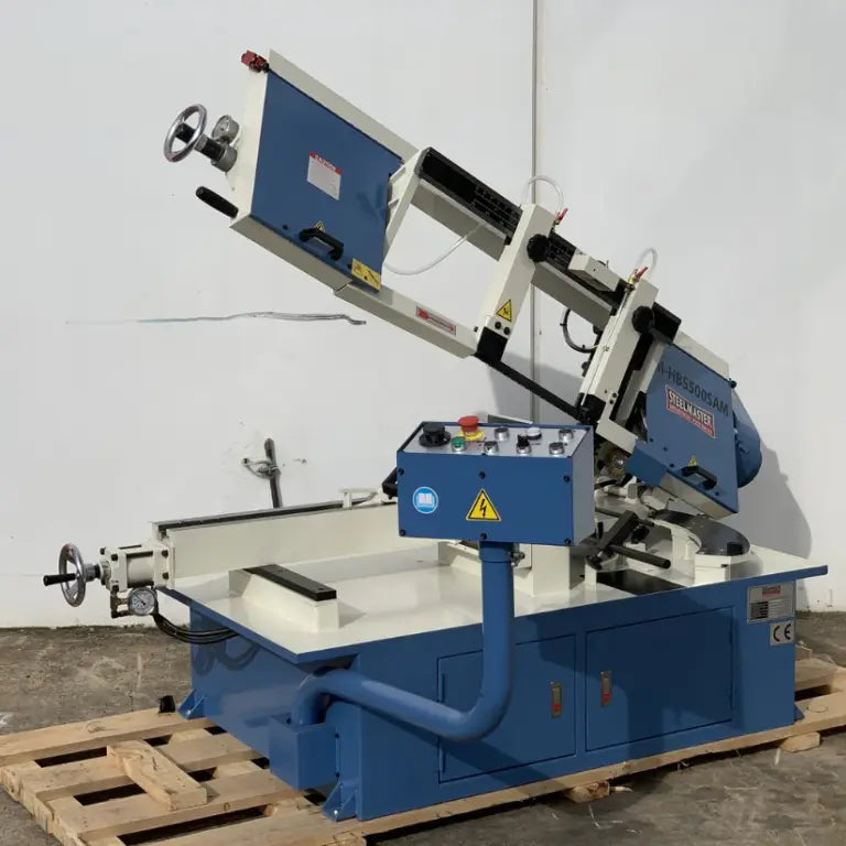 Premium Semi-Automatic Double Mitre Bandsaw, 500mm x 305mm Capacity