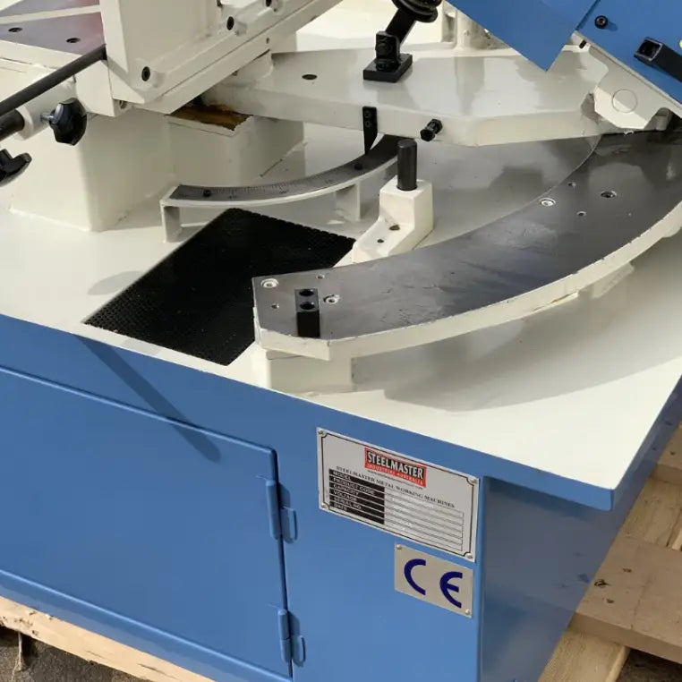 Premium Semi-Automatic Double Mitre Bandsaw, 500mm x 305mm Capacity