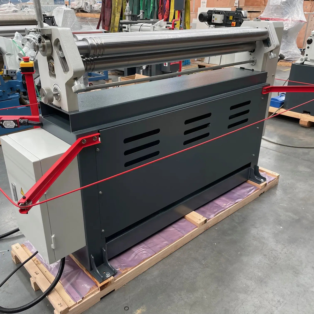 Steelmaster SM-ESR1300/75 Sheetmetal Rollers 1300mm x 75mm Floor Mounted