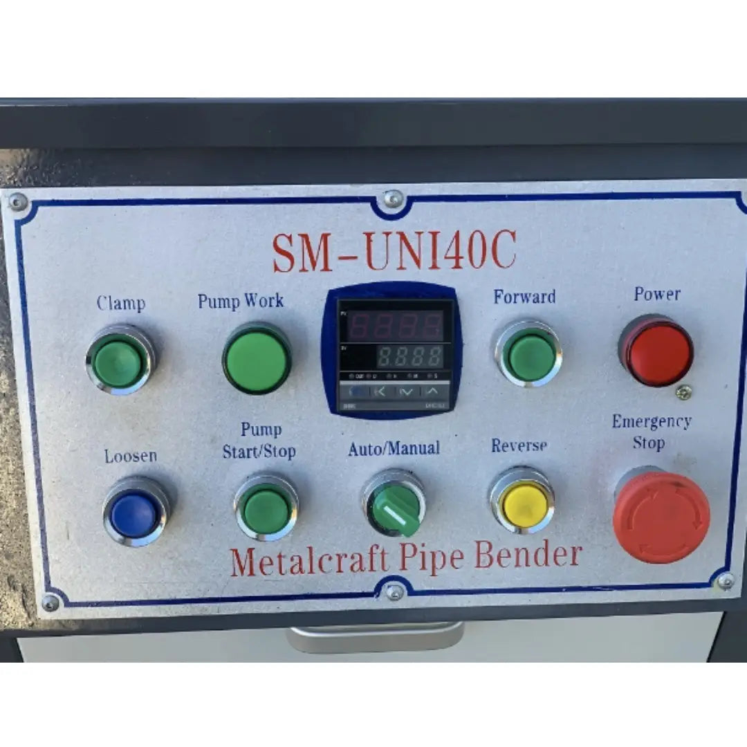Tube & Pipe Bender 40mm with 4 Tooling Sets, Hydraulic Clamping