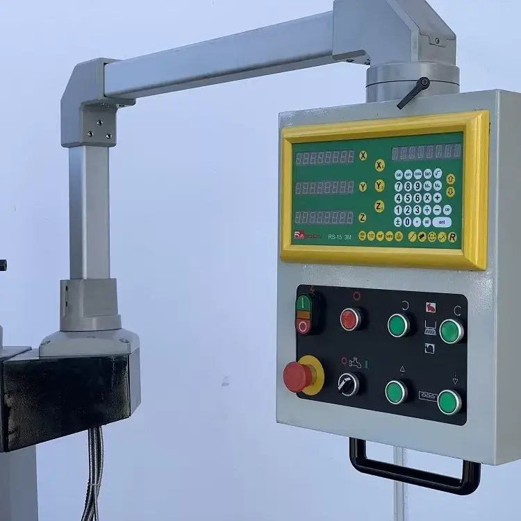 SM-KD4VS. Turret Mill Steelmaster. Pwr Draw Bar, ISO40 Spindle, 2 Axis Power Feed, 3 Axis DRO