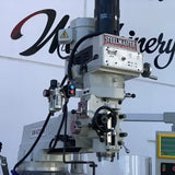 SM-KD4VS. Turret Mill Steelmaster. Pwr Draw Bar, ISO40 Spindle, 2 Axis Power Feed, 3 Axis DRO