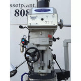 SM-KD4VS. Turret Mill Steelmaster. Pwr Draw Bar, ISO40 Spindle, 2 Axis Power Feed, 3 Axis DRO